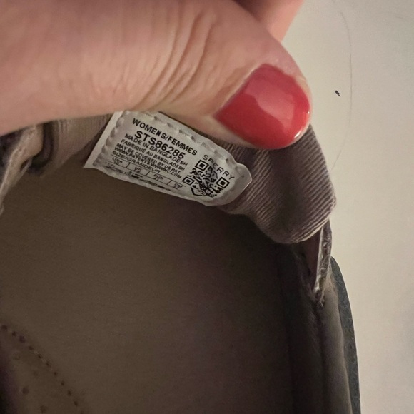 Sperry Women's Grayish/Brown Boat Shoes - Picture 6 of 7